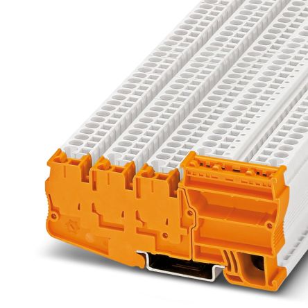 Phoenix Contact 3209206 STIO-IN 2.5/4 OG Series Orange, 2.5mm², Triple-Level, Spring Cage Termination [3209206]; 270-0686
