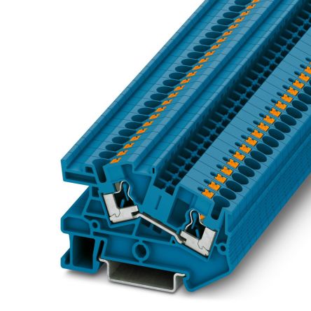 Phoenix Contact 3213971 PTI 4 BU Series Blue, 4mm², 1-Level, Push In Termination [3213971]; 270-0708