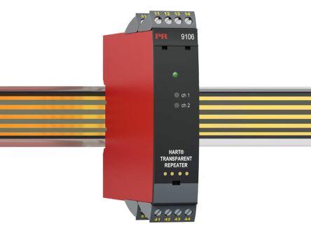 PR Electronics 9100 Series Signal Conditioner, Current, Voltage Input, Current Output, 19.2 → 31.2V dc Supply, [9106A1A]; 270-1742
