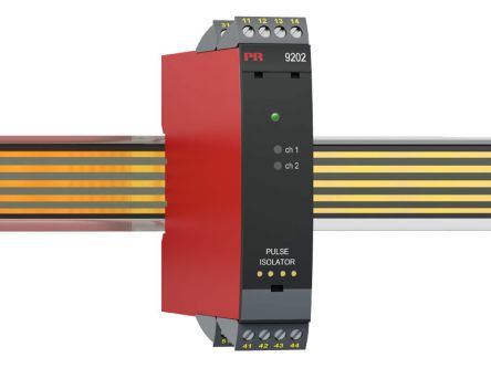 PR Electronics 9200 Series Signal Conditioner, NAMUR Sensor, Switch Input, NPN, Relay Output, 19.2 → 31.2V dc [9202A1B]; 270-1751