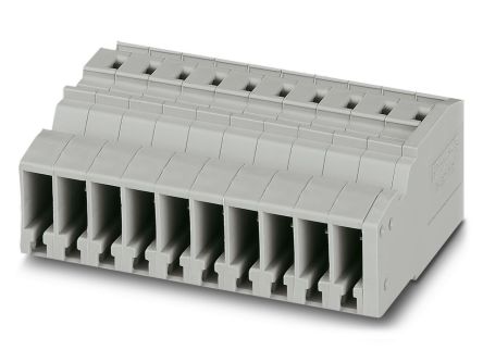 Phoenix Contact SC 2.5/10 Series Combi Receptacle for Use with DIN Rail Terminal Blocks, 24A [3042311]; 270-2521