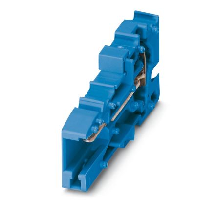 Phoenix Contact SC 4/ 1-L BU Series Combi Receptacle for Use with DIN Rail Terminal Blocks, 32A [3042609]; 270-2524
