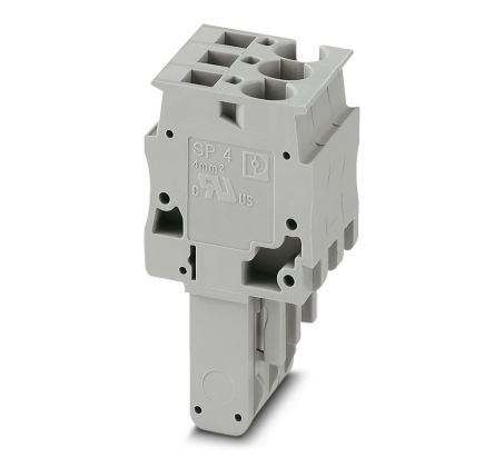Phoenix Contact SP 4/ 3 Series Terminal Plug for Use with Din Rail, 32A [3042900]; 270-2531