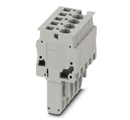 Phoenix Contact SP 4/ 5 Series Terminal Plug for Use with Din Rail, 32A [3042939]; 270-2532