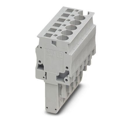 Phoenix Contact SP 4/ 6 Series Terminal Plug for Use with Din Rail, 32A [3042942]; 270-2533