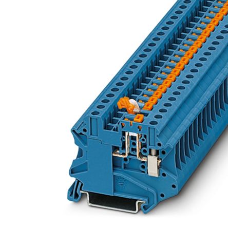 Phoenix Contact 3046278 UT 4-MT BU Series Blue, 4mm², 1-Level, Screw Termination [3046278]; 270-2546