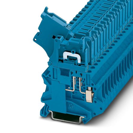 Phoenix Contact 3046456 UT 4-HEDI BU Series Blue, 2.5mm², Single-Level, Screw Termination [3046456]; 270-2549