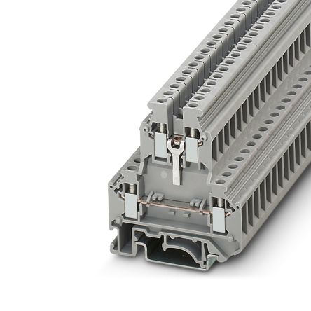 Phoenix Contact 3048027 UKK 5-BE Series Grey, 4mm², 2-Level, Screw Termination [3048027]; 270-2552