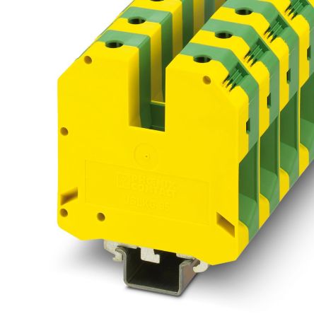 Phoenix Contact 3048195 USLKG 95 B Series Green, Yellow, 95mm², 1-Level, Screw Termination [3048195]; 270-2553