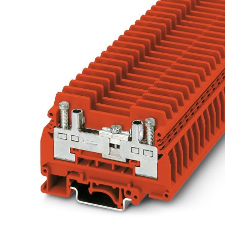 Phoenix Contact 3057351 URTK/S-IB RD Series Red, 6mm², 1-Level, Screw Termination [3057351]; 270-2577