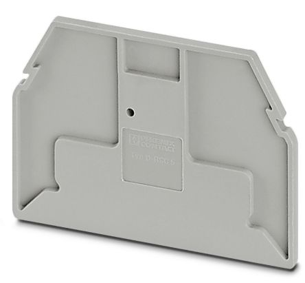Phoenix Contact D-RSC 5 Series End Cover for Use with DIN Rail Terminal Blocks [3058020]; 270-2581