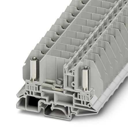 Phoenix Contact 3058114 RBO 5-T Series Grey, 10mm², 1-Level, Bolt Termination [3058114]; 270-2583