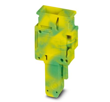 Phoenix Contact UP 6/ 1-L GNYE Series Terminal Plug for Use with Din Rail, 41A [3060759]; 270-2606