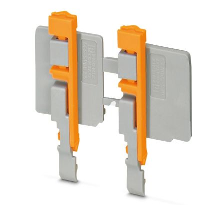 Phoenix Contact DFS-SP-H 2.5 Series Flange Cover for Use with DIN Rail Terminal Blocks [3061431]; 270-2610