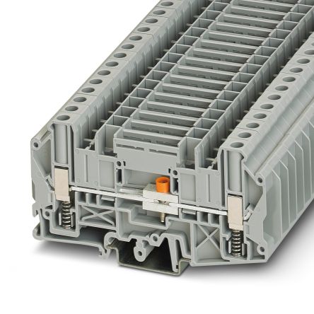Phoenix Contact 3070330 USST 6-T/SP Series Grey, 6mm², 1-Level, Screw Termination [3070330]; 270-2648