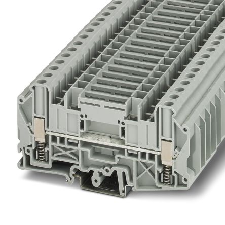 Phoenix Contact 3070331 USSTD 6/SP Series Grey, 6mm², 1-Level, Screw Termination [3070331]; 270-2649