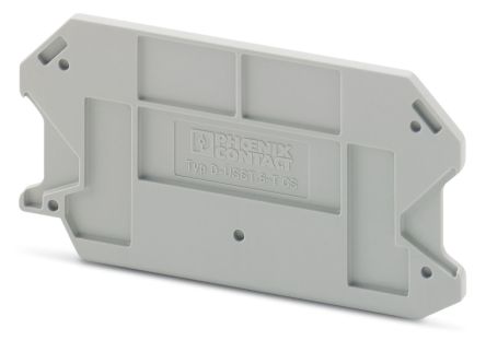 Phoenix Contact D-USST 6-T CS Series End Cover for Use with DIN Rail Terminal Blocks [3070369]; 270-2650