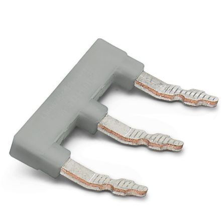 Phoenix Contact EB 1/3/5-8 Series Insertion Bridge for Use with DIN Rail Terminal Blocks [3072341]; 270-2660