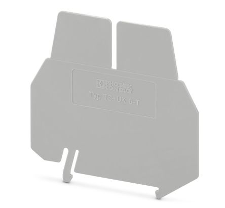 Phoenix Contact TS-UK 6-T Series Separating Plate for Use with DIN Rail Terminal Blocks [3072820]; 270-2664