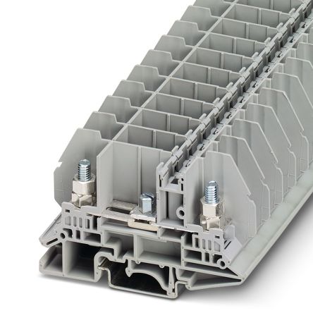 Phoenix Contact 3076714 RBO 5-T-B-HEX Series Grey, 10mm², 1-Level, Bolt Termination [3076714]; 270-2677