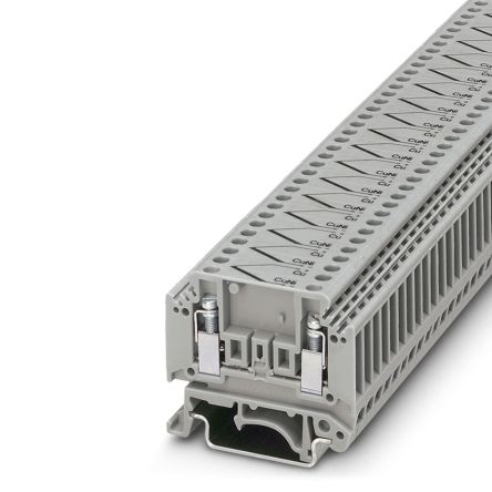 Phoenix Contact 3100059 MTKD-CU/CUNI Series Grey, 2.5mm², 1-Level, Screw Termination [3100059]; 270-2680