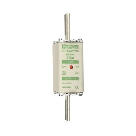 Mersen 250A NH Fuse, NH1, 690V ac [R227899]; 270-3107