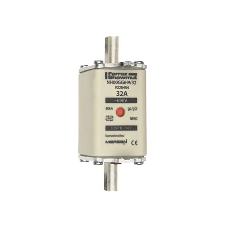 Mersen 32A NH Fuse, NH00, 690V ac [V228454]; 270-3123