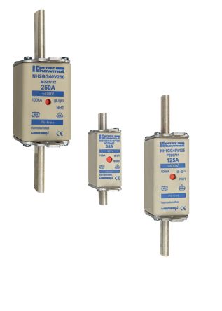 Mersen 63A NH Fuse, NH2, 400V ac [W227259]; 270-3131