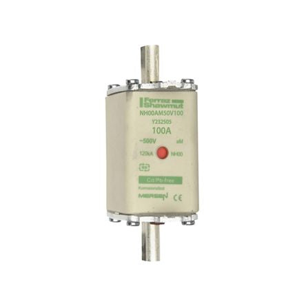 Mersen 100A NH Fuse, NH00, 500V ac [Y232505]; 270-3145