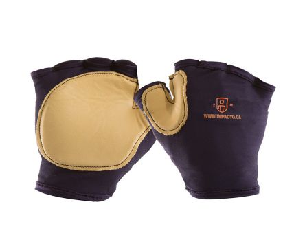 Impacto 502-20 Black Nylon Anti-Vibration Gloves, Size 9, Polymer Coating [50220110040]; 270-6904