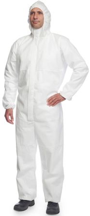 DuPont White Coverall, L [D15338134]; 270-8870