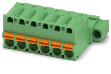 Phoenix Contact FKIC Series Straight Screw PCB Connector, 6 Contact(s), 5.08 mm Pitch, 1 Row(s) [1873540]; 270-9454