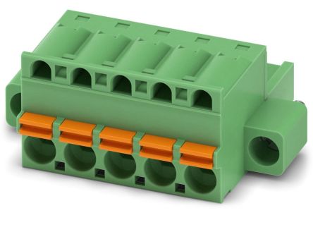 Phoenix Contact FKC Series Straight Screw PCB Connector, 5 Contact(s), 5 mm Pitch, 1 Row(s) [1910555]; 270-9459