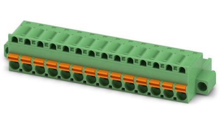 Phoenix Contact FKC Series Straight Screw PCB Connector, 14 Contact(s), 5 mm Pitch, 1 Row(s) [1910649]; 270-9460