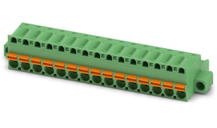 Phoenix Contact FKC Series Straight Screw PCB Connector, 15 Contact(s), 5 mm Pitch, 1 Row(s) [1910652]; 270-9461