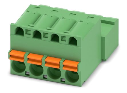 Phoenix Contact FKIC Series Straight PCB Connector, 4 Contact(s), 5 mm Pitch, 1 Row(s) [1910694]; 270-9464