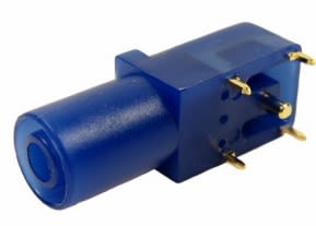 RS PRO Blue Female Banana Socket, 4 mm Connector, Solder Termination, 24A, 1000V, Gold Plating [0]; 271-0119
