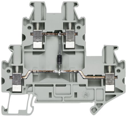 Siemens 8WH1020-5AF00 8WH Series Grey, 2.5mm², 2-Level, Screw Termination, CSA [8WH1020-5AF00]; 271-3255