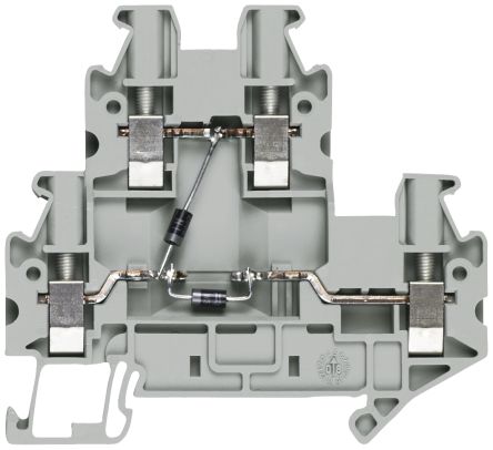 Siemens 8WH1020-5FF00 8WH Series Grey, 2.5mm², 2-Level, Screw Termination, CSA [8WH1020-5FF00]; 271-3258