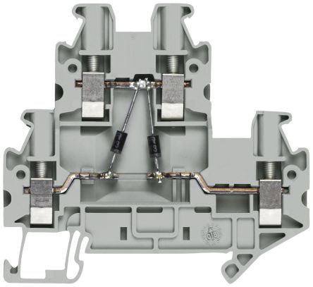Siemens 8WH1020-5HF00 8WH Series Grey, 2.5mm², 2-Level, Screw Termination, CSA [8WH1020-5HF00]; 271-3259