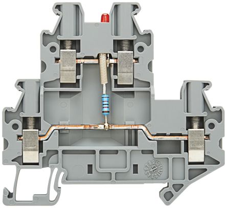 Siemens 8WH1020-5JF30 8WH Series Grey, 2.5mm², 2-Level, Screw Termination, CSA [8WH1020-5JF30]; 271-3260