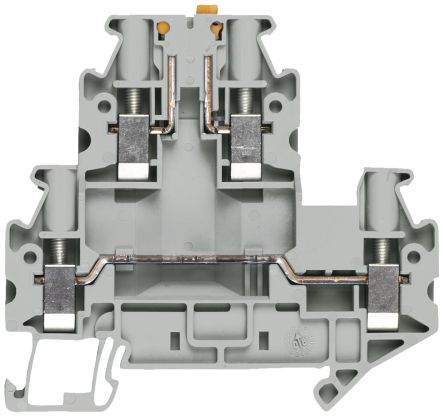 Siemens 8WH1020-6AC00 8WH Series Grey, 4mm², 2-Level, Screw Termination, CSA [8WH1020-6AC00]; 271-3261