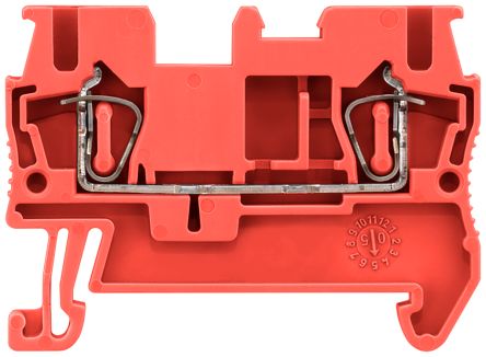 Siemens 8WH2000-0AF02 8WH Series Red, 2.5mm², 1-Level, Spring Termination, CSA [8WH2000-0AF02]; 271-3271