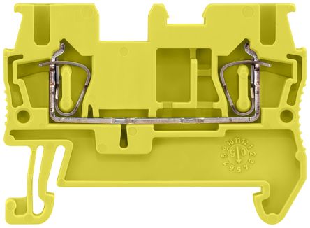 Siemens 8WH2000-0AF06 8WH Series Yellow, 2.5mm², 1-Level, Spring Termination, CSA [8WH2000-0AF06]; 271-3275