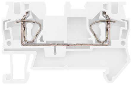 Siemens 8WH2000-0AG05 8WH Series White, 4mm², 1-Level, Spring Termination, CSA [8WH2000-0AG05]; 271-3278