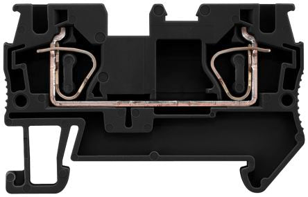 Siemens 8WH2000-0AG08 8WH Series Black, 4mm², 1-Level, Spring Termination, CSA [8WH2000-0AG08]; 271-3280