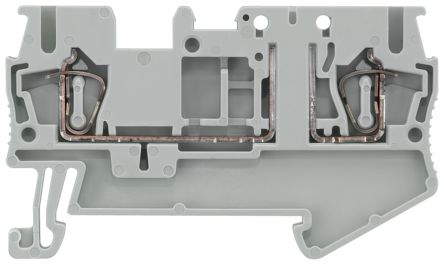 Siemens 8WH2000-6AF00 8WH Series Grey, 2.5mm², 1-Level, Spring Termination, CSA [8WH2000-6AF00]; 271-3289