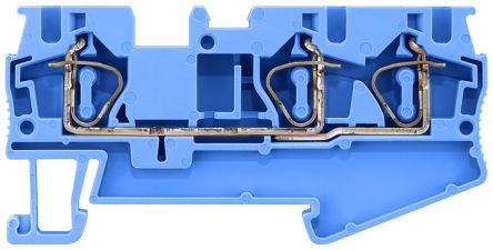 Siemens 8WH2003-0AG01 8WH Series Blue, 4mm², 1-Level, Spring Termination, CSA [8WH2003-0AG01]; 271-3292