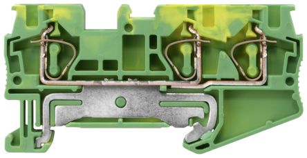 Siemens 8WH2003-0CG07 8WH Series Green, Yellow, 4mm², 1-Level, Spring Termination, CSA [8WH2003-0CG07]; 271-3294