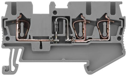 Siemens 8WH2003-5CF00 8WH Series Grey, 2.5mm², 1-Level, Spring Termination, CSA [8WH2003-5CF00]; 271-3295